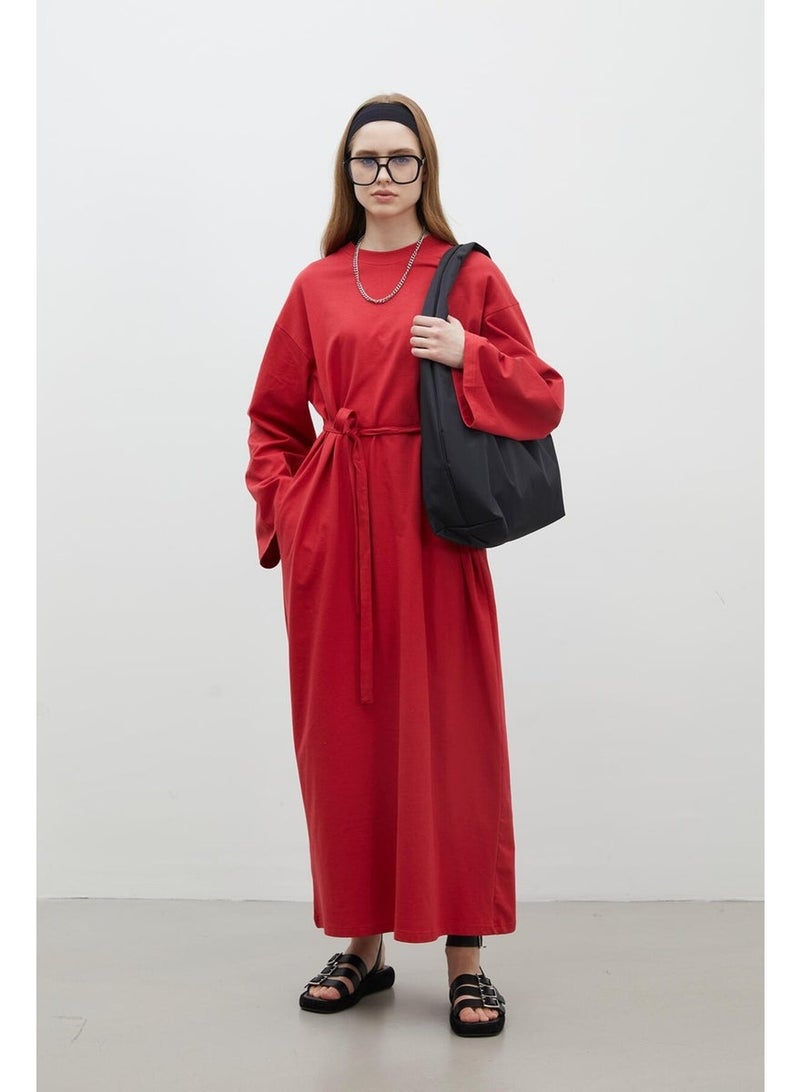 Manuka Red Palazzo Dress - Image 2